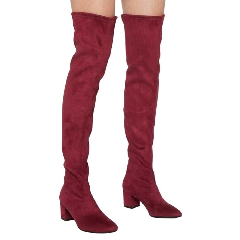 Stuart Weitzman genna 60 over the knee suede boot - Picture 2 of 9